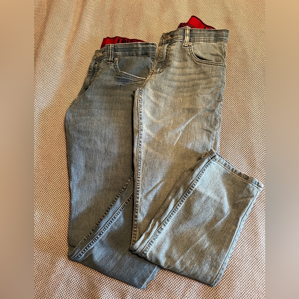 Boy’s size 16 Levi’s jeans - medium and light wash